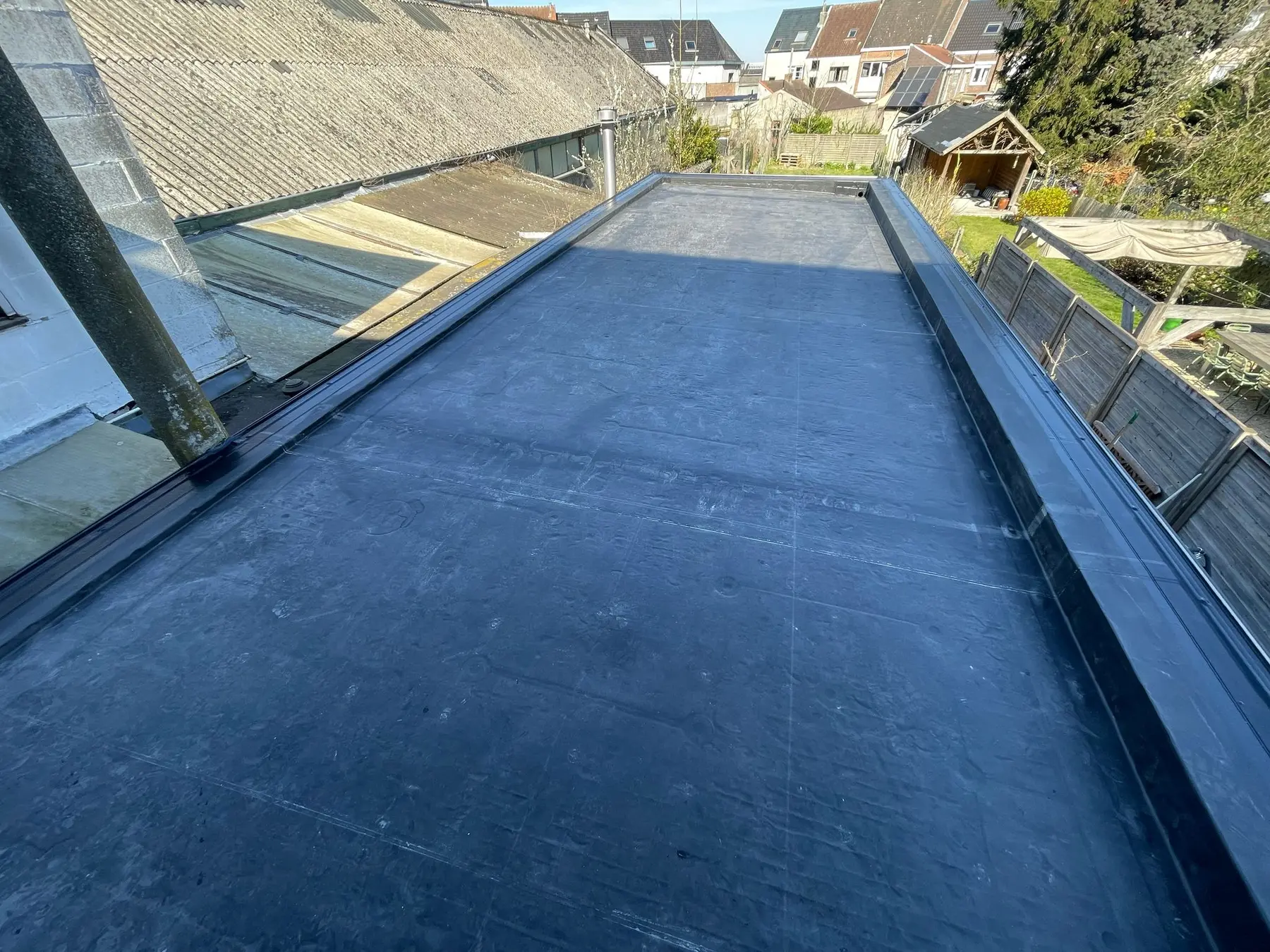 Membrane EPDM terminée